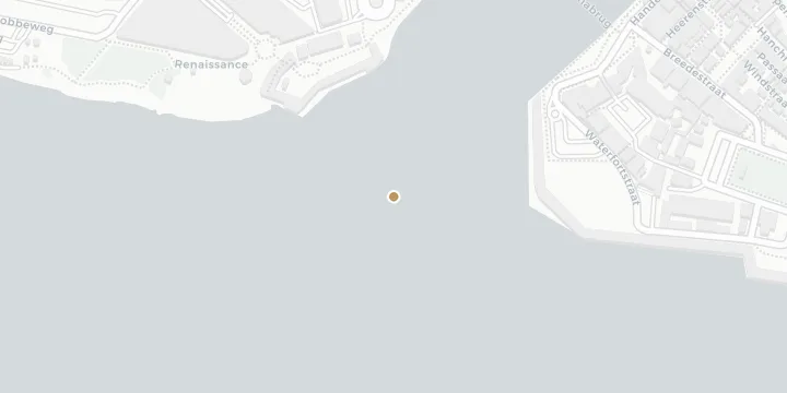 Karte der Kreuzfahrthäfen in Curaçao mit 1 Anlegern