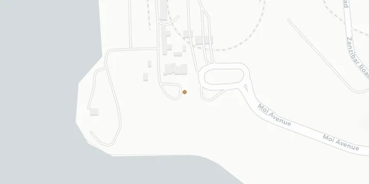 Karte der Kreuzfahrthäfen in Kenia mit 1 Anlegern