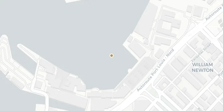 Karte der Kreuzfahrthäfen in Mauritius mit 1 Anlegern